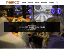 Tablet Screenshot of namco.com